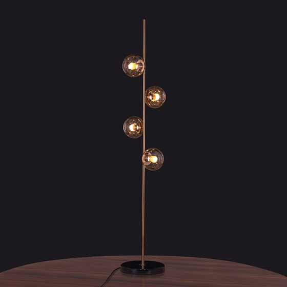 BUBBLE GLASS FLOOR LAMP